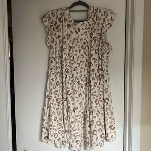 ENTRO boutique style dress cheetah